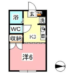 パルティールＡの物件間取画像